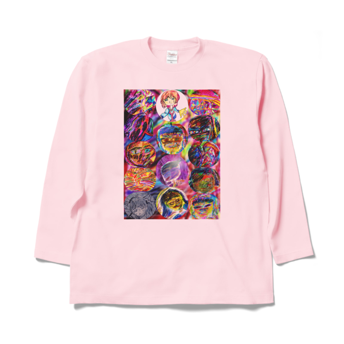 ロングスリーブTシャツ - XL - ライトピンク