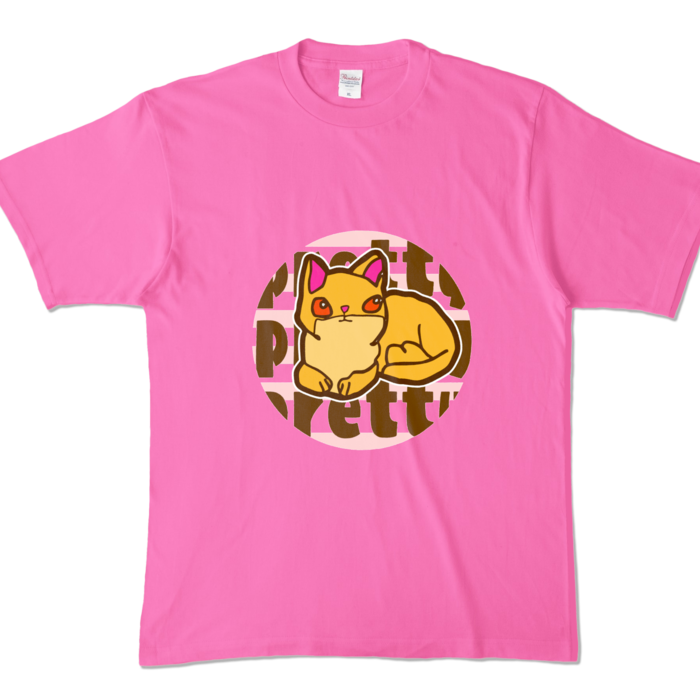 カラーTシャツ - XL - ピンク (濃色)