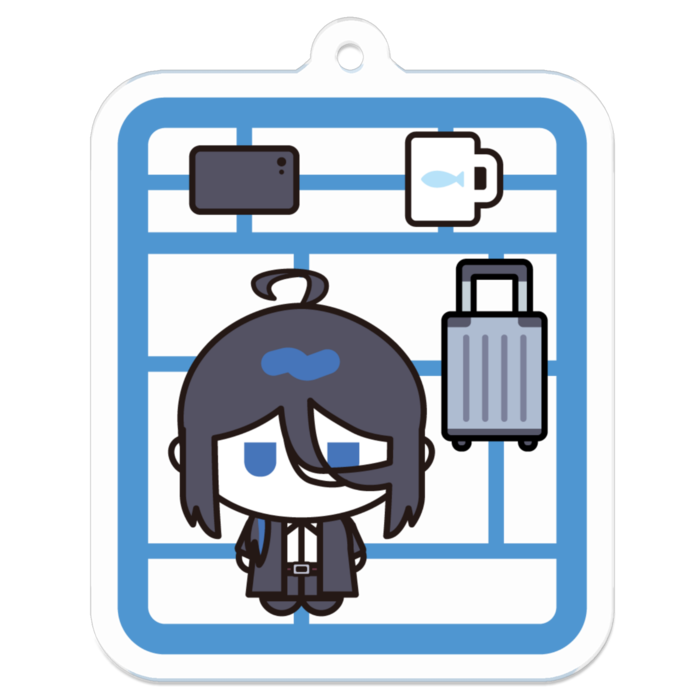 アクリルキーホルダー - 50 x 50 (mm)