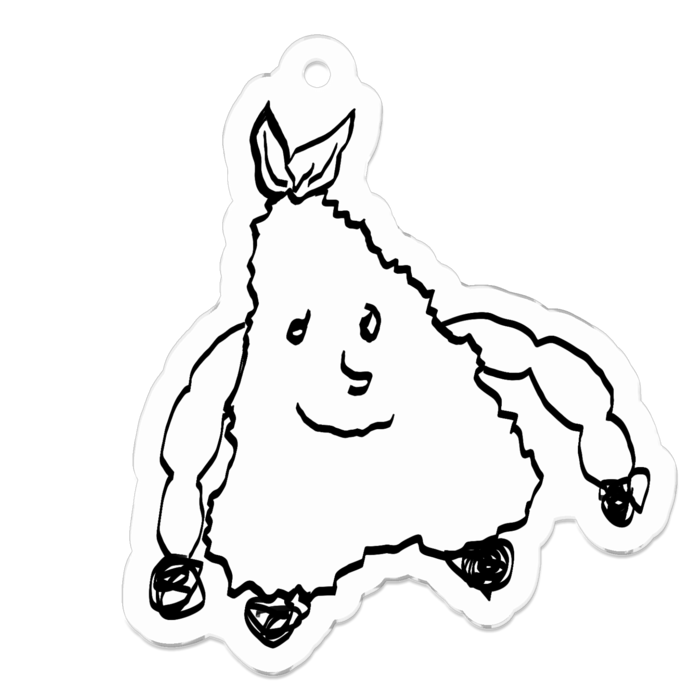 アクリルキーホルダー - 50 x 50 (mm)