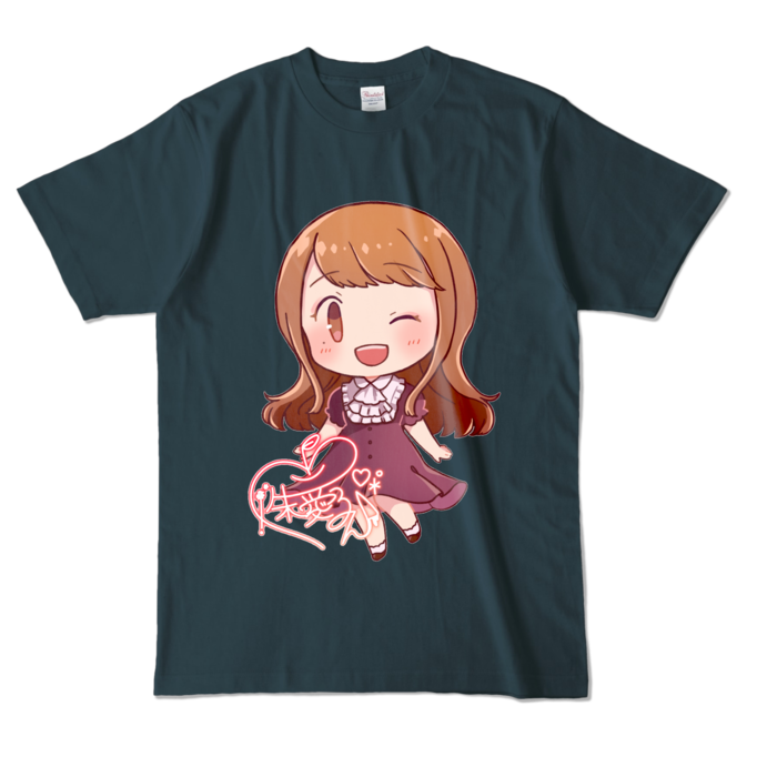 カラーTシャツ - L - デニム (濃色)