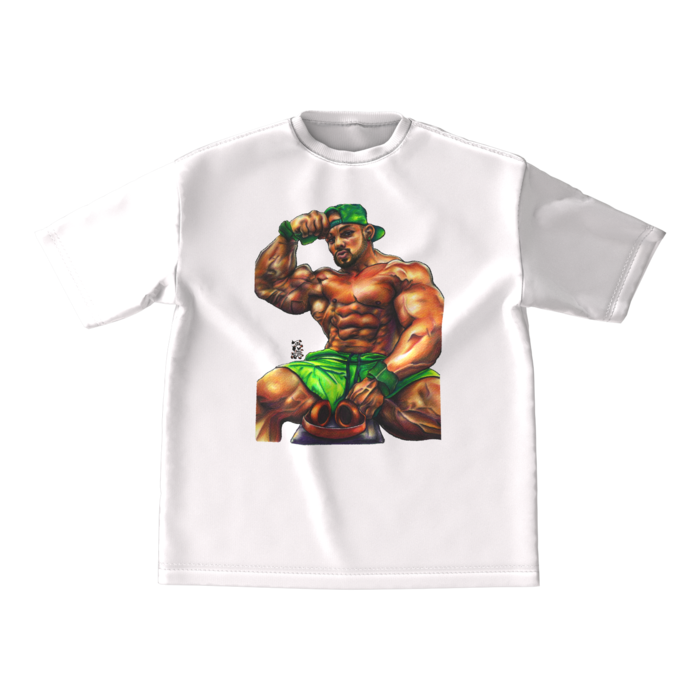 ビッグシルエットTシャツ - M - 両面