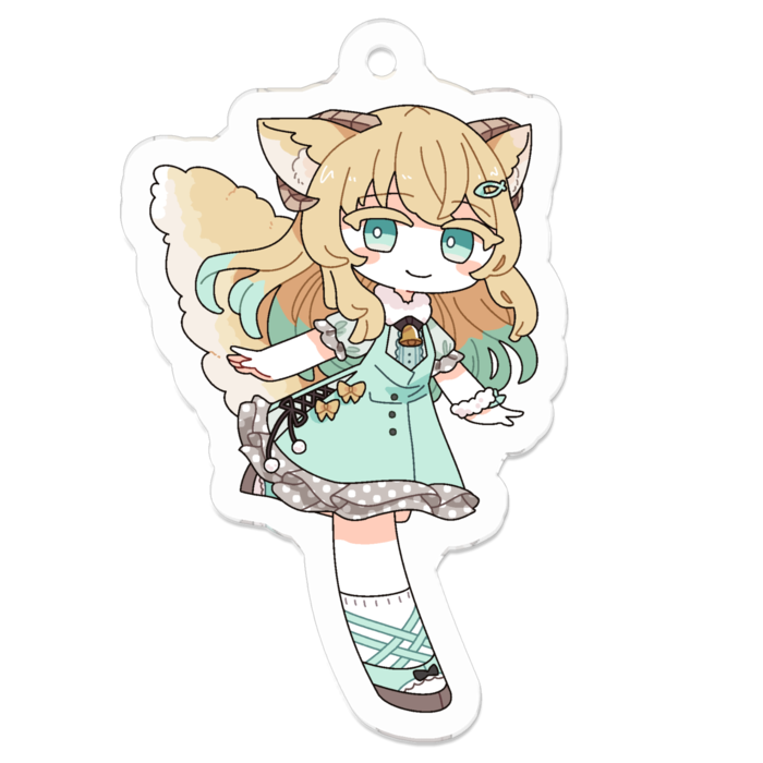 アクリルキーホルダー - 50 x 50 (mm)