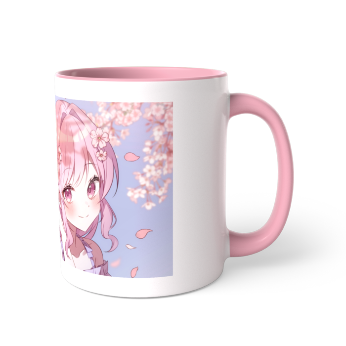 ツートンカラーマグカップ - 直径 8.2cm / 高さ 9.5cm