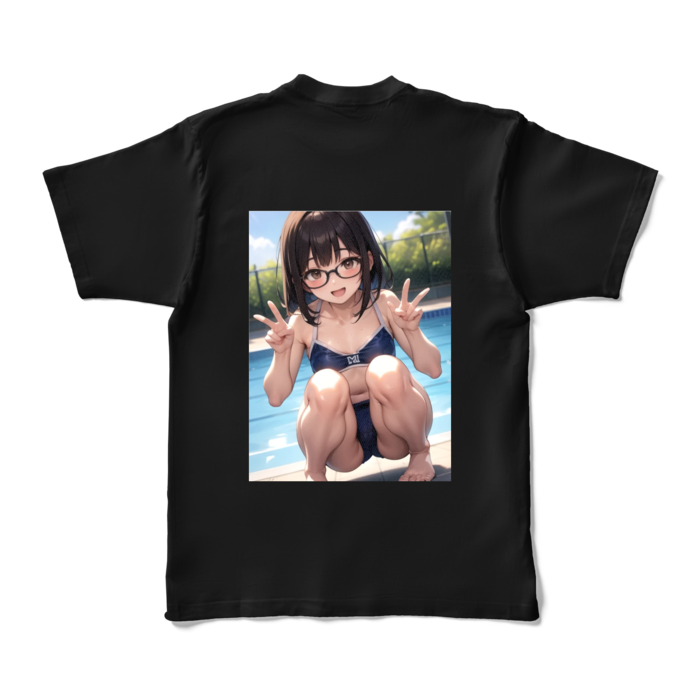 カラーTシャツ - XL - ブラック (濃色)
