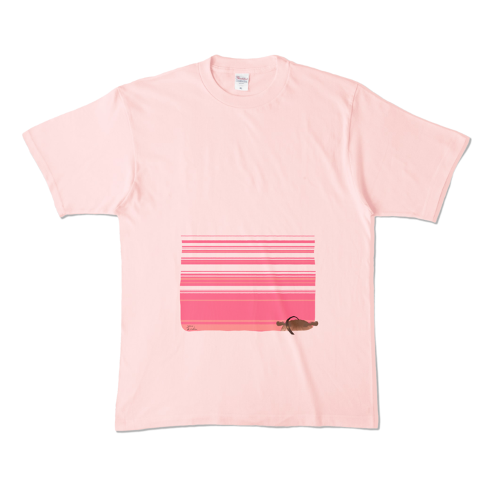 カラーTシャツ - XL - ライトピンク (淡色)