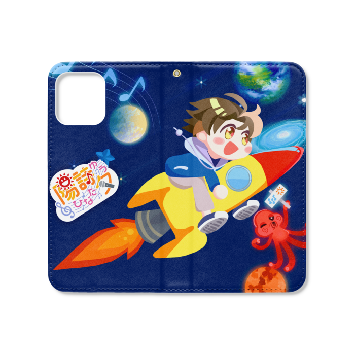 手帳型iPhoneケース（ベルトなし） - iPhone12 / 12 Pro - ストラップ穴 あり