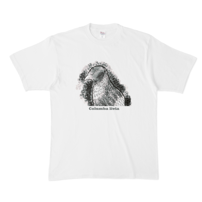 鳩Tシャツ - XL - 白