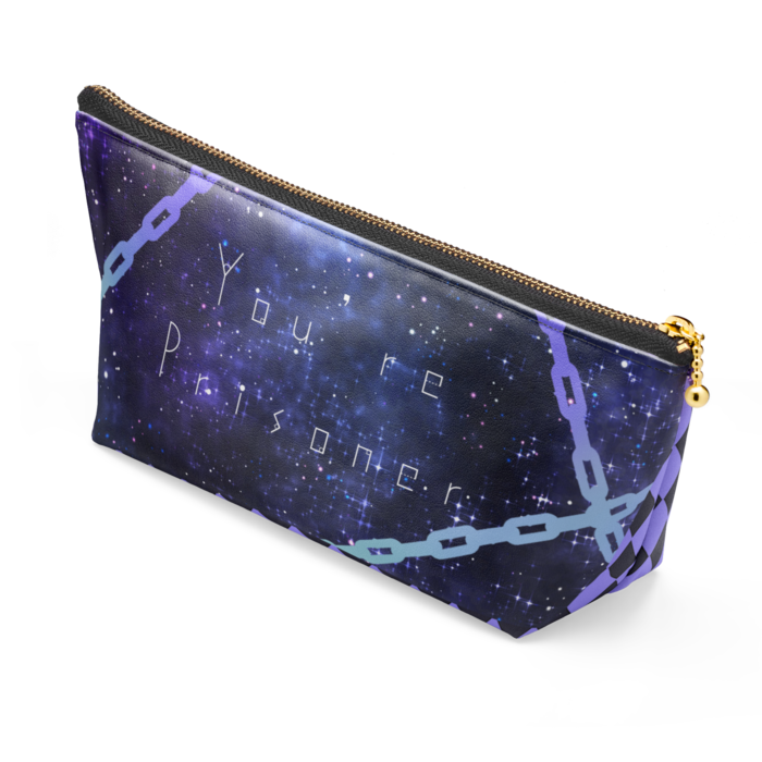 ポーチ - 長さ21.5cm / 高さ10cm - ブラック