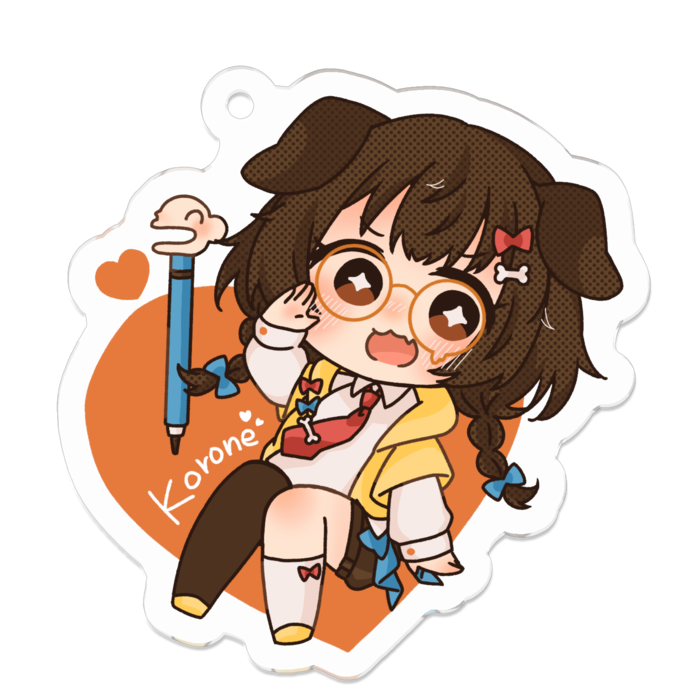 アクリルキーホルダー - 50 x 50 (mm)