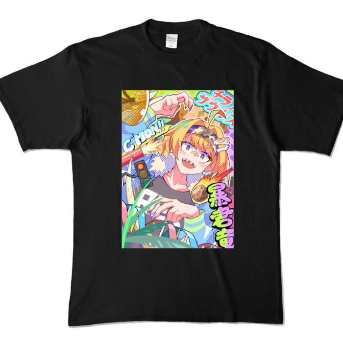 カラーTシャツ - XL - ブラック (濃色)