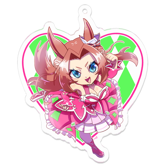 アクリルキーホルダー - 70 x 70 (mm)