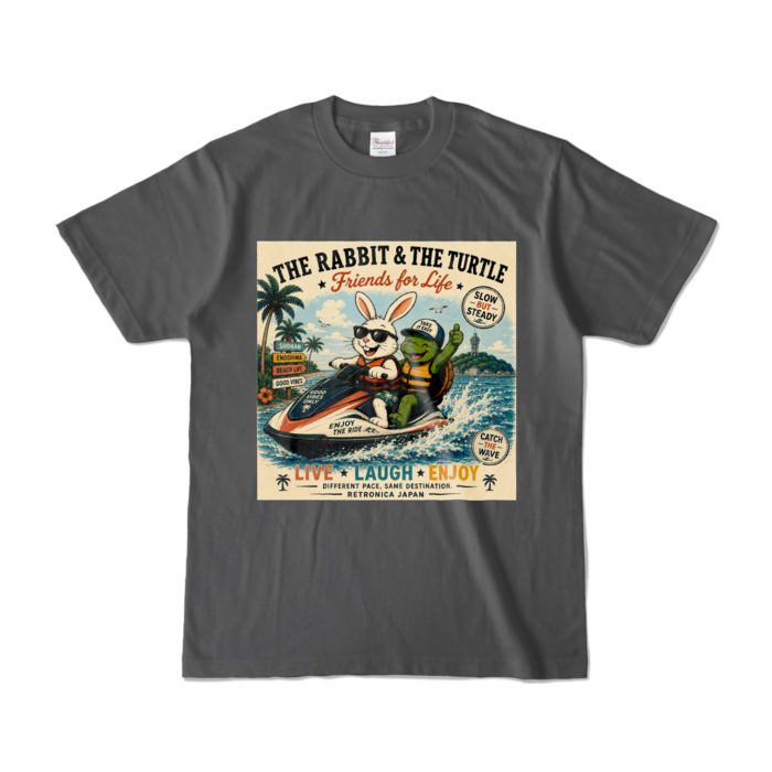 カラーTシャツ - S - チャコール (濃色)