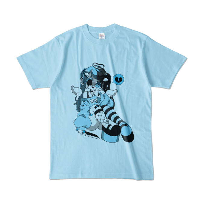 カラーTシャツ - L - ライトブルー (淡色)