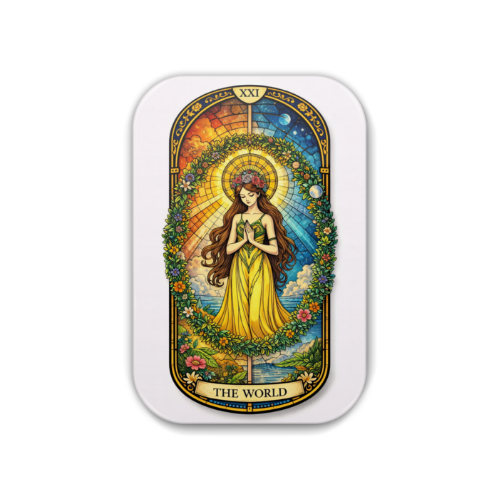 ザ・ワールド缶バッジ - 角丸 51x76mm(21)