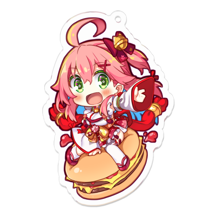 アクリルキーホルダー - 70 x 70 (mm)