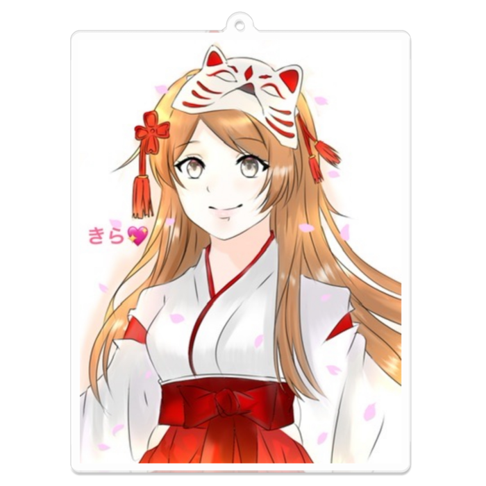 アクリルキーホルダー - 100 x 100 (mm)