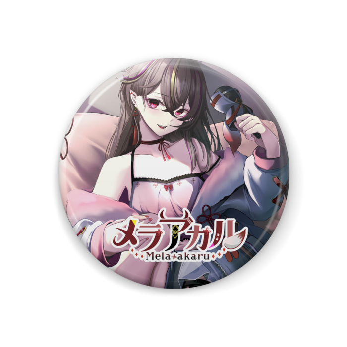 缶バッジロゴ入り - 44mm
