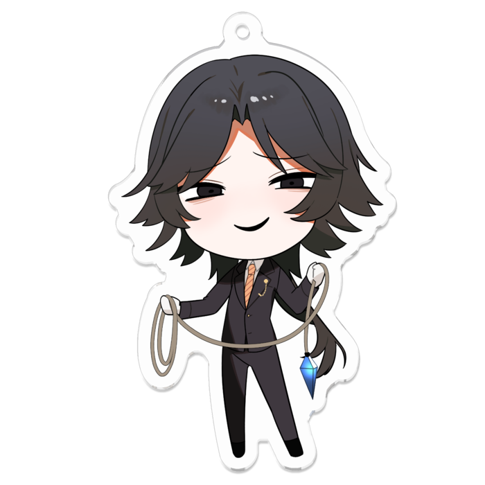 アクリルキーホルダー（コーティング） - 70 x 70 (mm)