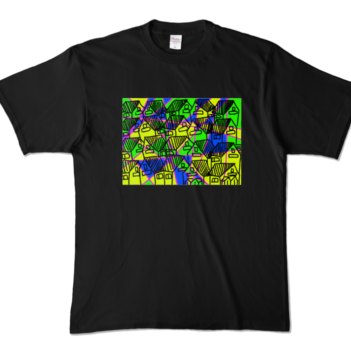 カラーTシャツ - XL - ブラック (濃色)