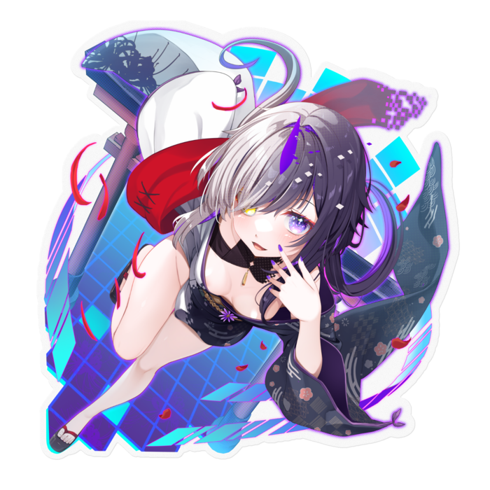 ステッカー特大2(枠クリア) - 160 x 160 (mm)