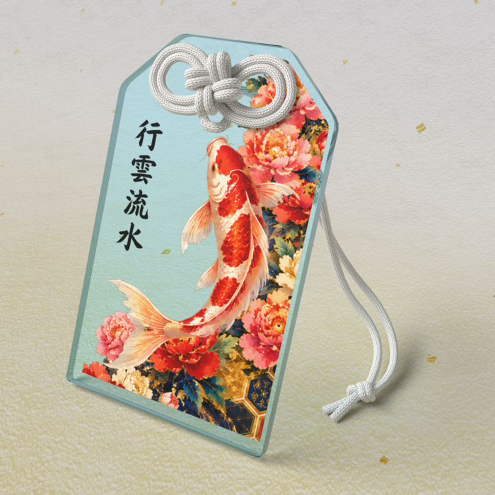 アクリルお守り - 50 × 80mm