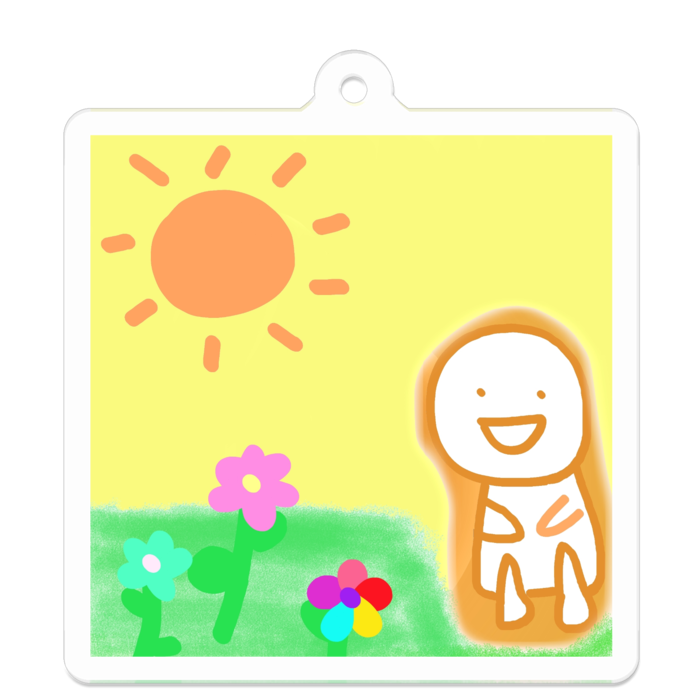 アクリルキーホルダー - 50 x 50 (mm)