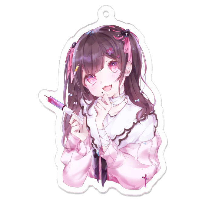 アクリルキーホルダー - 70 x 70 (mm)
