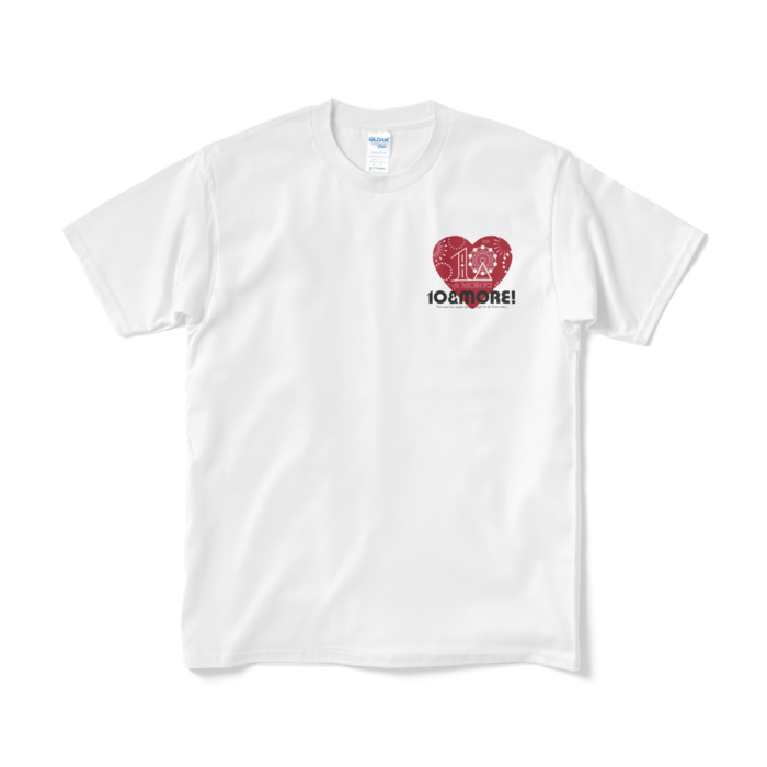 ワンポイントTシャツ - M - ホワイト