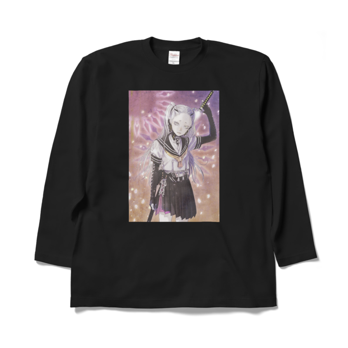 ロングスリーブTシャツ - XL - ブラック