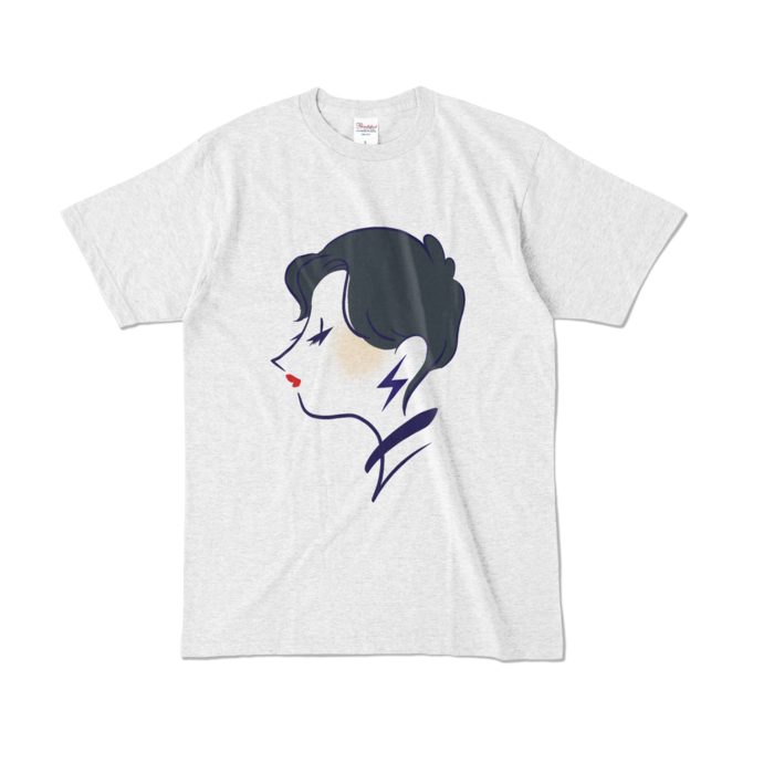 RAITA MAMA カラーTシャツ - L - アッシュ (淡色)