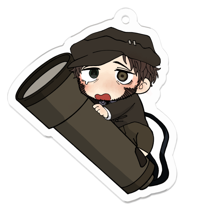 アクリルキーホルダー - 50 x 50 (mm)