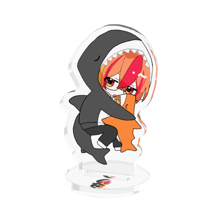 アクリルフィギュア - 50x50mmサメ
