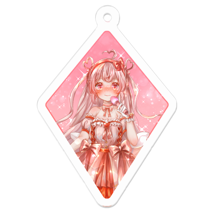 アクリルキーホルダー - 50 x 50 (mm)