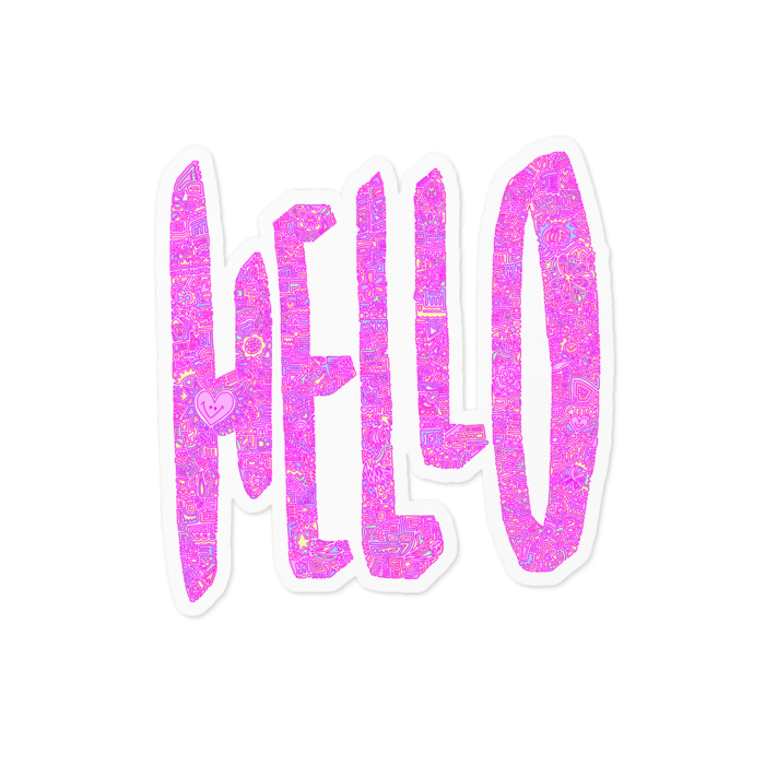 ステッカー - 100 x 100 (mm)