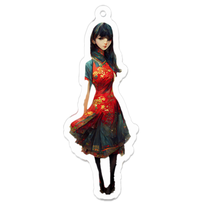 アクリルキーホルダー - 70 x 70 (mm)