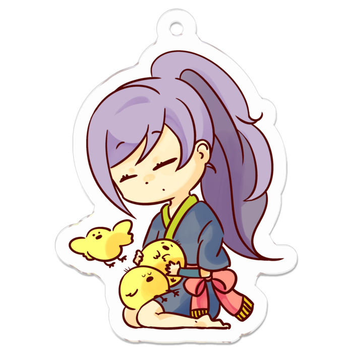 アクリルキーホルダー - 50 x 50 (mm)