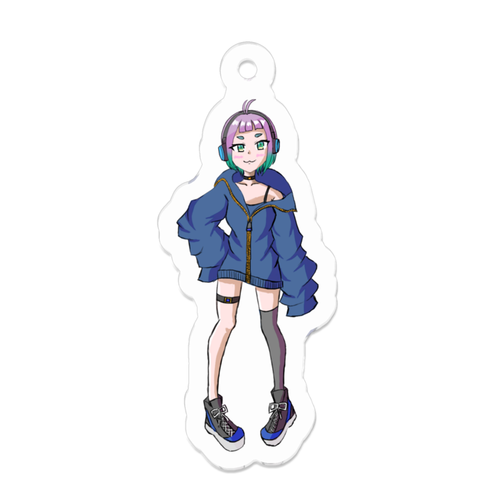 アクリルキーホルダー - 50 x 50 (mm)