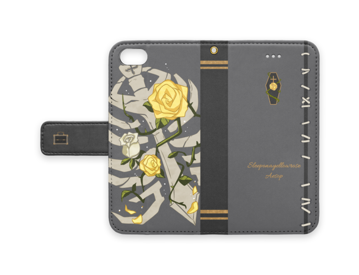 手帳型iPhoneケース - iPhone 8 / 7 - ストラップ穴 あり