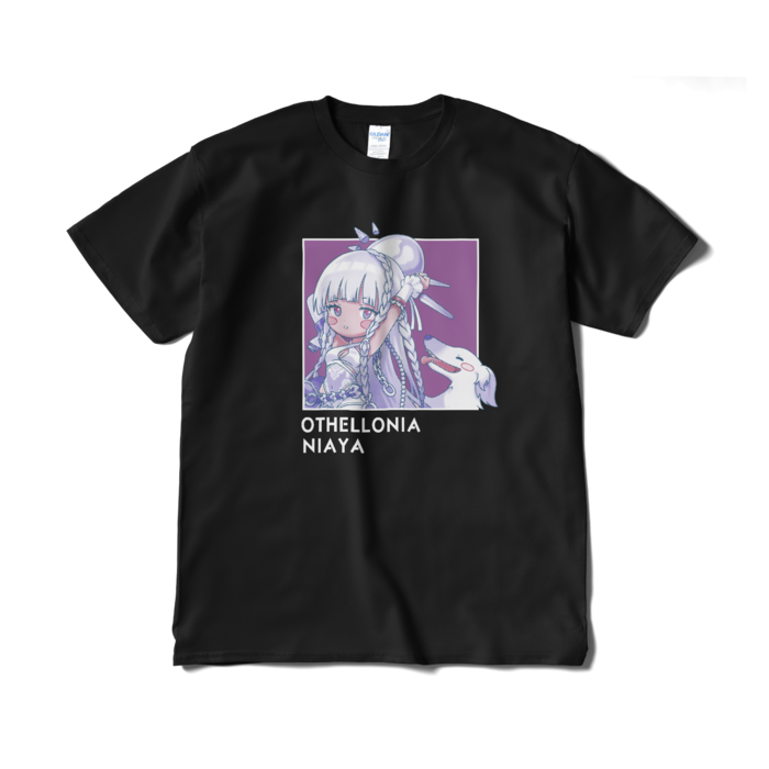 ちびキャラ「愚者ニアーヤ」 デザインTシャツ（XL/ブラック）