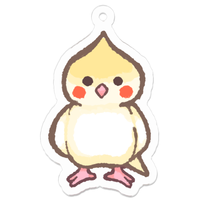 アクリルキーホルダー - 50 x 50 (mm)