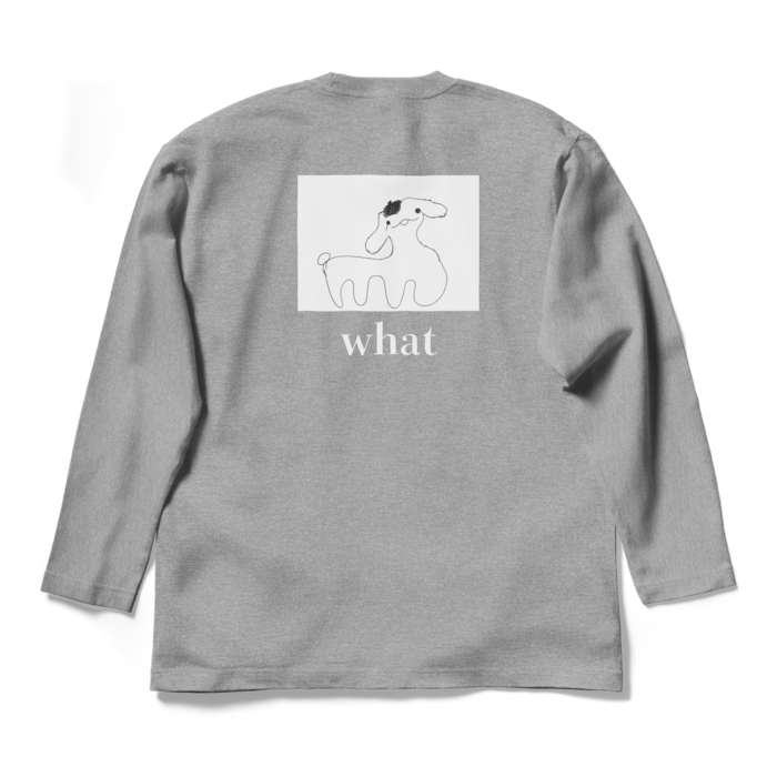 ロングスリーブTシャツ - L - 杢グレー