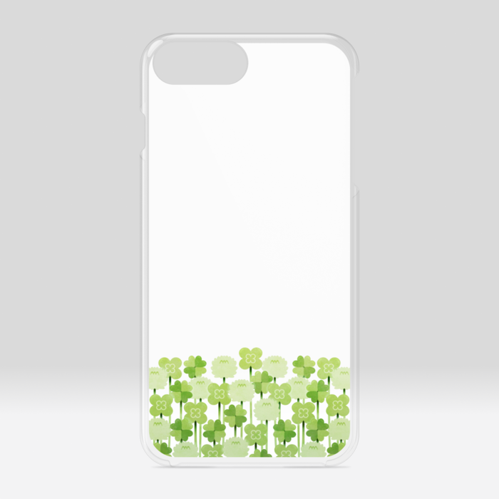 クリアiPhoneケース　白色　iPhone 6Plus / 7Plus / 8Plus