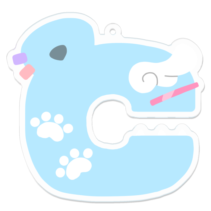 アクリルキーホルダー - 70 x 70 (mm)