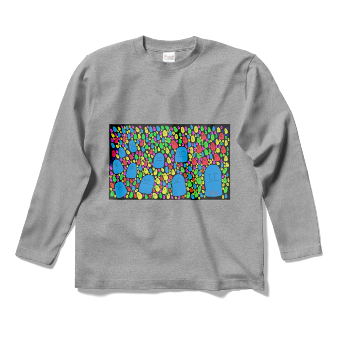 ロングスリーブTシャツ - S - 杢グレー