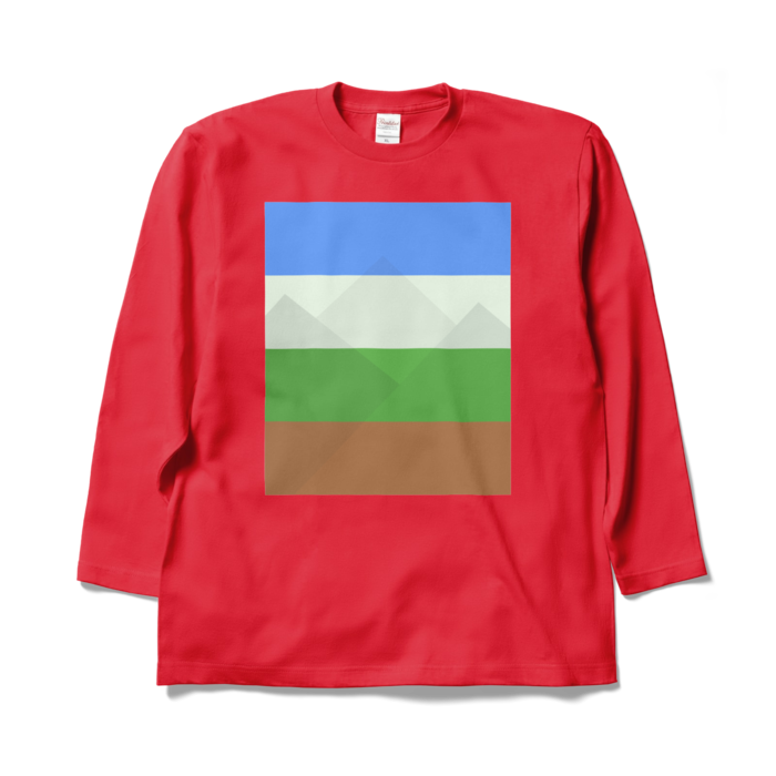 ロングスリーブTシャツ - XL - レッド