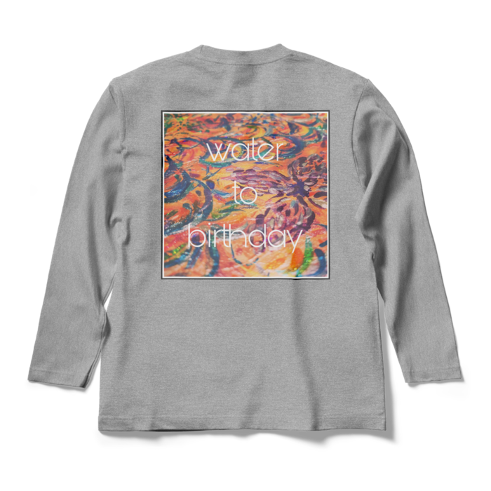 心華-shinka-ロングスリーブTシャツ - M - 杢グレー