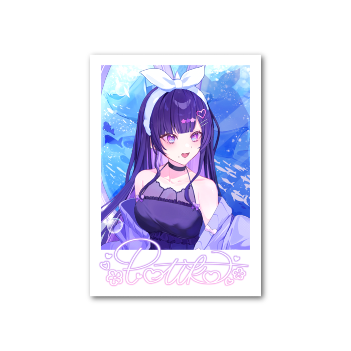 フォト風カード - 縦 - 片面