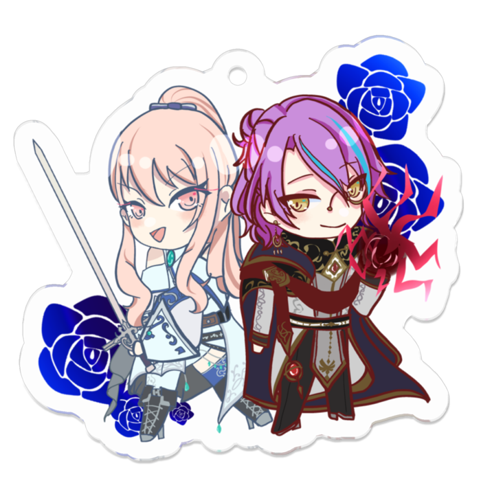 アクリルキーホルダー - 50 x 50 (mm)