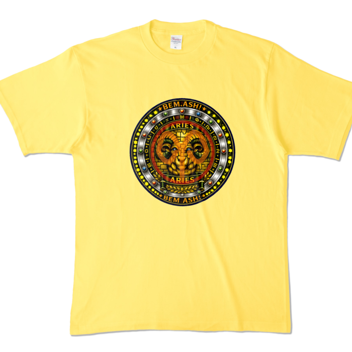 カラーTシャツ - XL - イエロー (濃色)